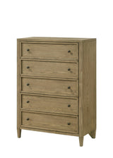 Sienna Rustic Natural Canopy Platform Bedroom Set by Crown Mark at Eve Furniture