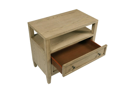 Sienna Rustic Natural Nightstand by Crown Mark at Eve Furniture