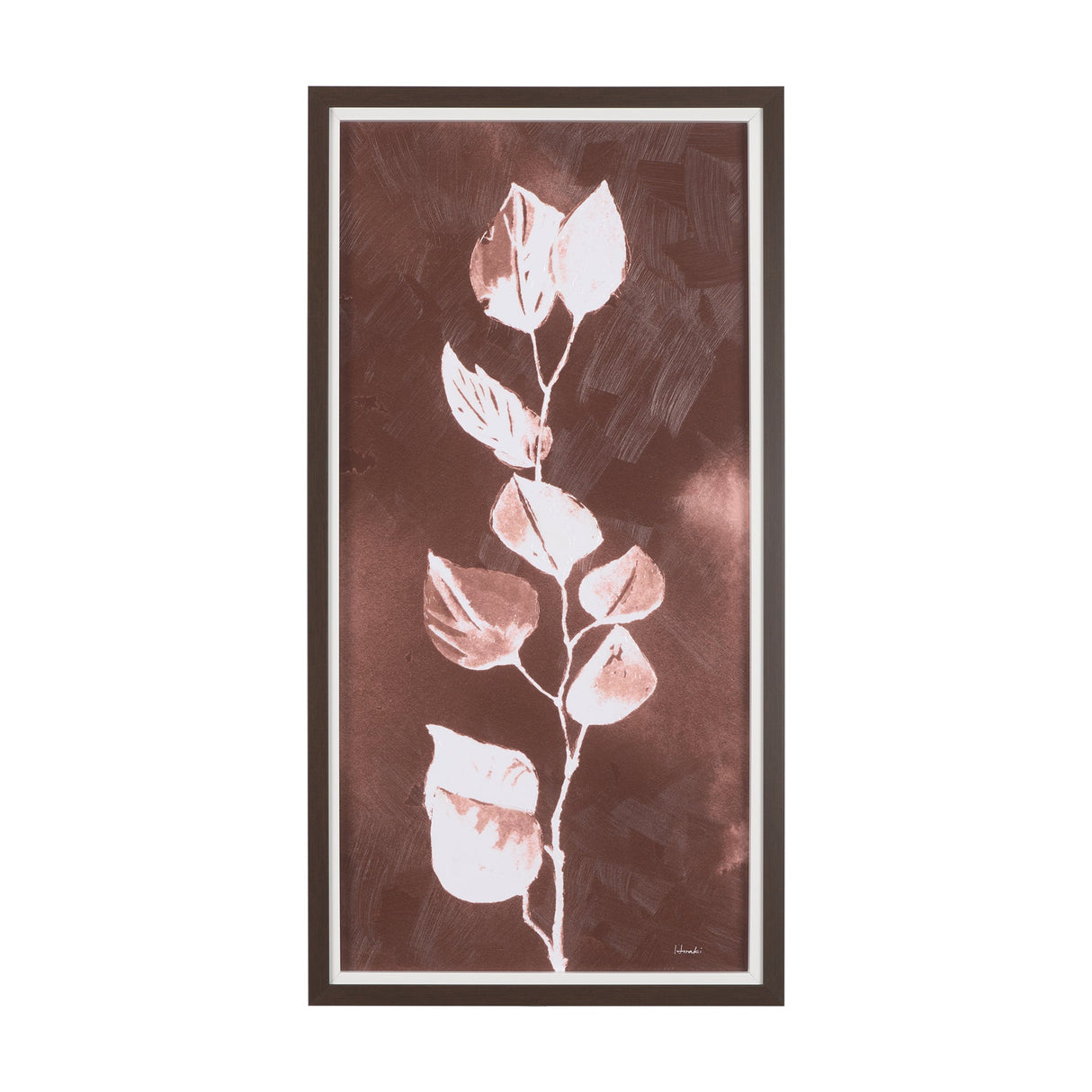 Sienna Silhouette I by Mercana Studio a Hand Embellished Textured Framed Art Print by Mercana at Eve Furniture