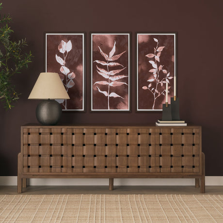 Sienna Silhouette II by Mercana Studio a Hand Embellished Textured Framed Art Print by Mercana at Eve Furniture