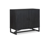 Sierra 2 Door Cabinet Black by Moe's Home at Eve Furniture
