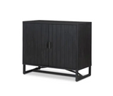 Sierra 2 Door Cabinet Black by Moe's Home at Eve Furniture