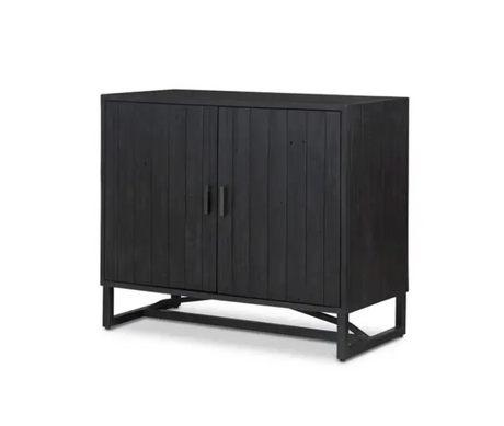 Sierra 2 Door Cabinet Black by Moe's Home at Eve Furniture