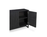 Sierra 2 Door Cabinet Black by Moe's Home at Eve Furniture