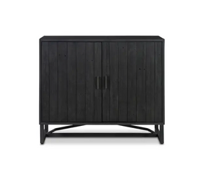 Sierra 2 Door Cabinet Black by Moe's Home at Eve Furniture