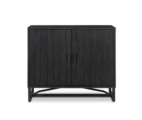 Sierra 2 Door Cabinet Black by Moe's Home at Eve Furniture