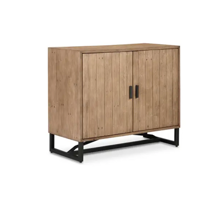 Sierra 2 Door Cabinet Natural by Moe's Home at Eve Furniture