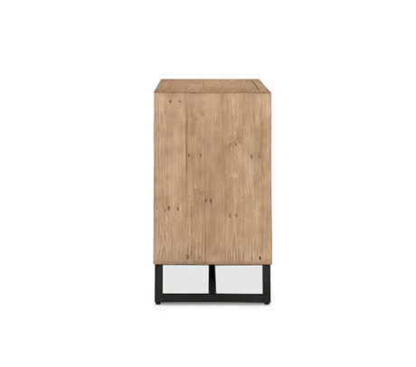Sierra 2 Door Cabinet Natural by Moe's Home at Eve Furniture