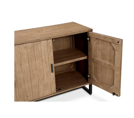 Sierra 2 Door Cabinet Natural by Moe's Home at Eve Furniture