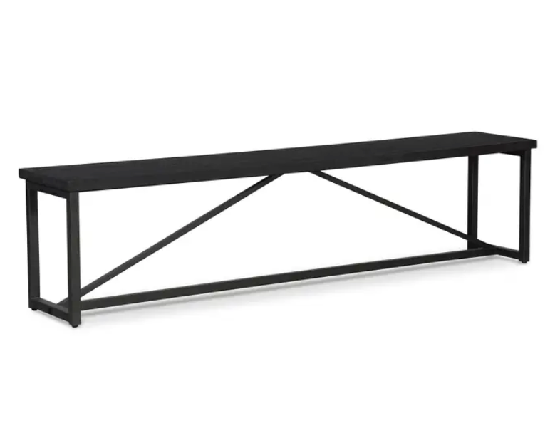 Sierra Bench Black by Moe's Home at Eve Furniture