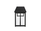 Sierra Bench Black by Moe's Home at Eve Furniture