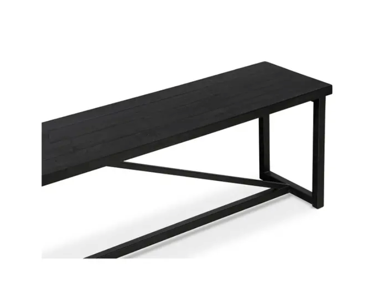 Sierra Bench Black by Moe's Home at Eve Furniture
