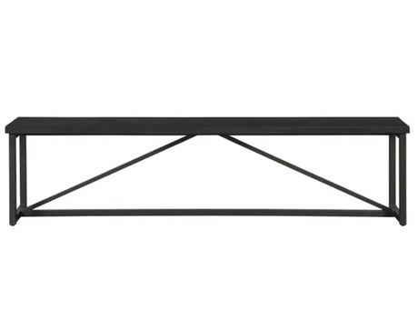 Sierra Bench Black by Moe's Home at Eve Furniture