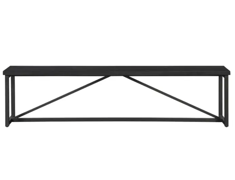 Sierra Bench Black by Moe's Home at Eve Furniture