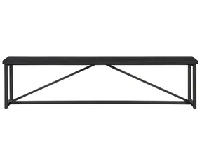 Sierra Bench Black by Moe's Home at Eve Furniture