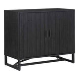 Sierra Black 2 Door Cabinet