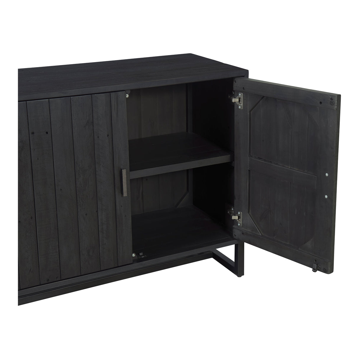 Sierra Black 2 Door Cabinet by Moe's Home at Eve Furniture