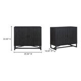 Sierra Black 2 Door Cabinet by Moe's Home at Eve Furniture