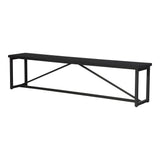 Sierra Black Bench by Moe's Home at Eve Furniture