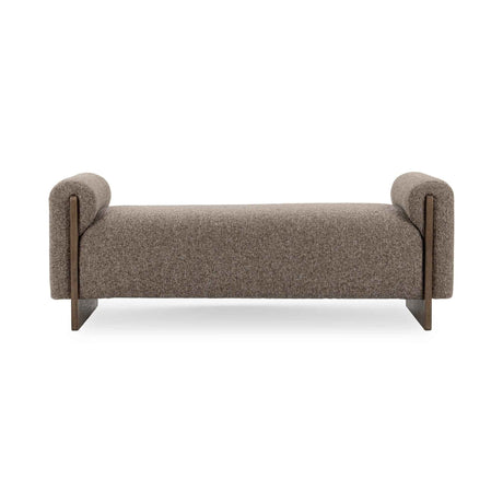 Sierra Bronzed Cocoa Accent Bench by Classic Home at Eve Furniture
