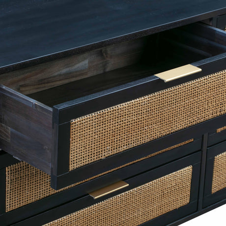 Sierra Cane 6 Drawer Dresser by TOV Furniture at Eve Furniture