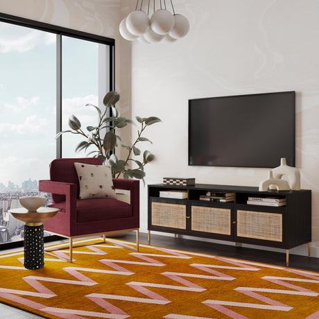 Sierra Cane Media Console by TOV Furniture at Eve Furniture