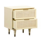 Sierra Cane Nightstand by TOV Furniture at Eve Furniture