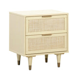 Sierra Cane Nightstand by TOV Furniture at Eve Furniture