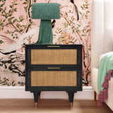 Sierra Cane Nightstand by TOV Furniture at Eve Furniture