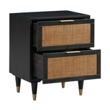 Sierra Cane Nightstand by TOV Furniture at Eve Furniture