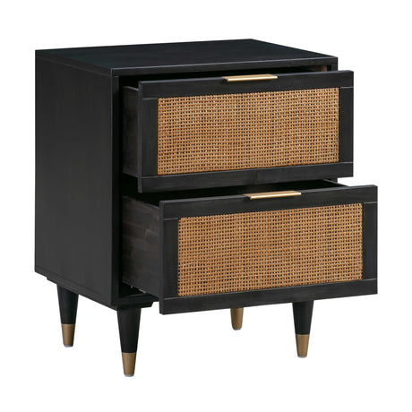 Sierra Cane Nightstand by TOV Furniture at Eve Furniture