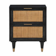 Sierra Cane Nightstand by TOV Furniture at Eve Furniture