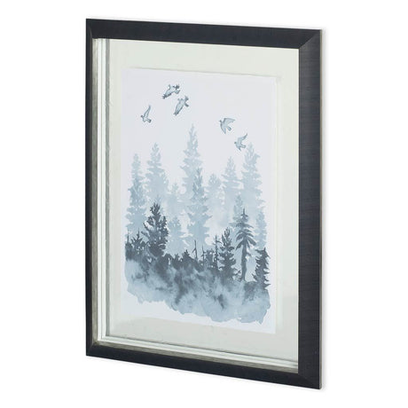 Sierra Vista I by Naomi McCavitt a Hand Embellished Textured Framed Art Print Matted under Glass by Mercana at Eve Furniture