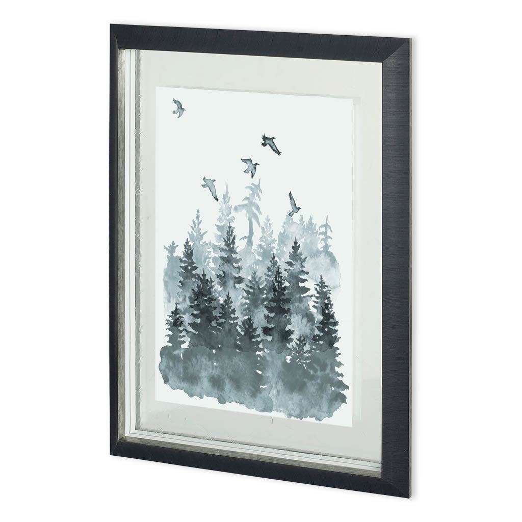 Sierra Vista II by Naomi McCavitt a Hand Embellished Textured Framed Art Print Matted under Glass by Mercana at Eve Furniture