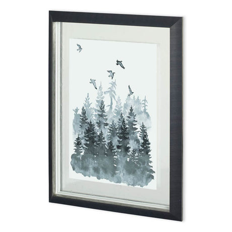 Sierra Vista II by Naomi McCavitt a Hand Embellished Textured Framed Art Print Matted under Glass by Mercana at Eve Furniture