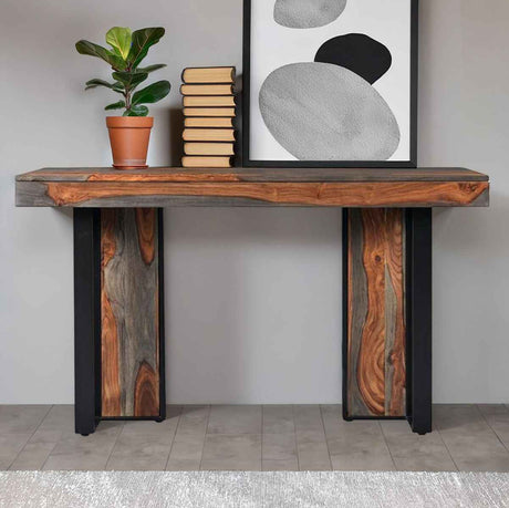 Sierraville 54" Console Table in Capri Sheesham by Home Trends & Design at Eve Furniture