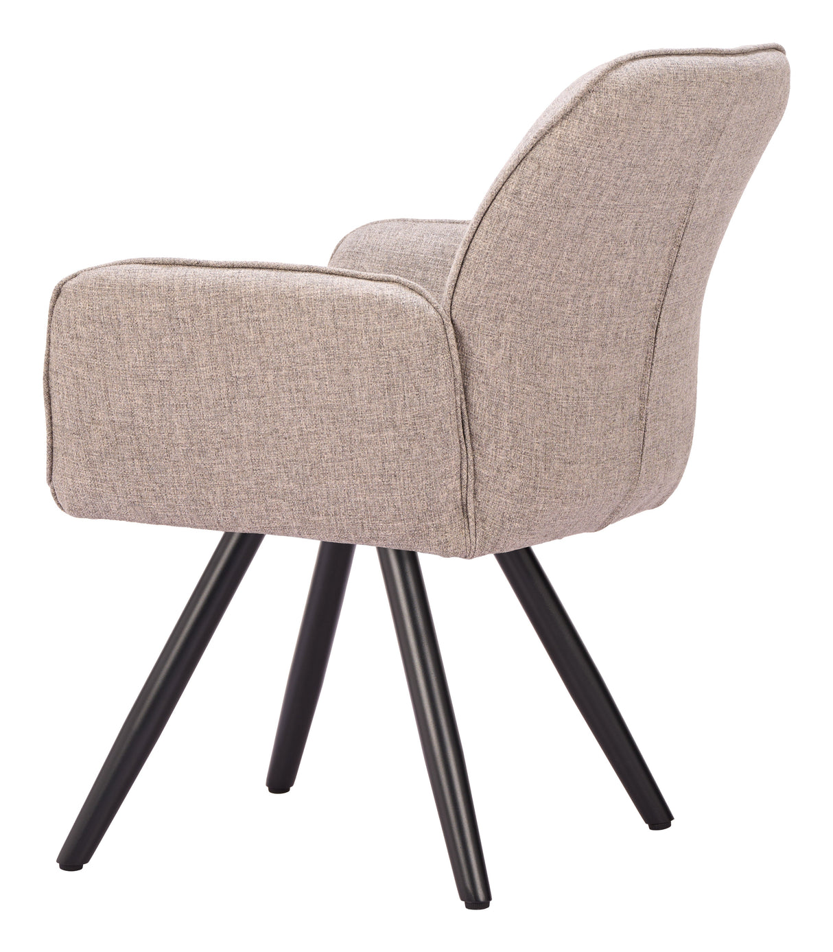 Sieve Beige Outdoor Swivel Dining Chair (Set of 2) by Zuomod at Eve Furniture