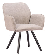 Sieve Beige Outdoor Swivel Dining Chair (Set of 2) by Zuomod at Eve Furniture