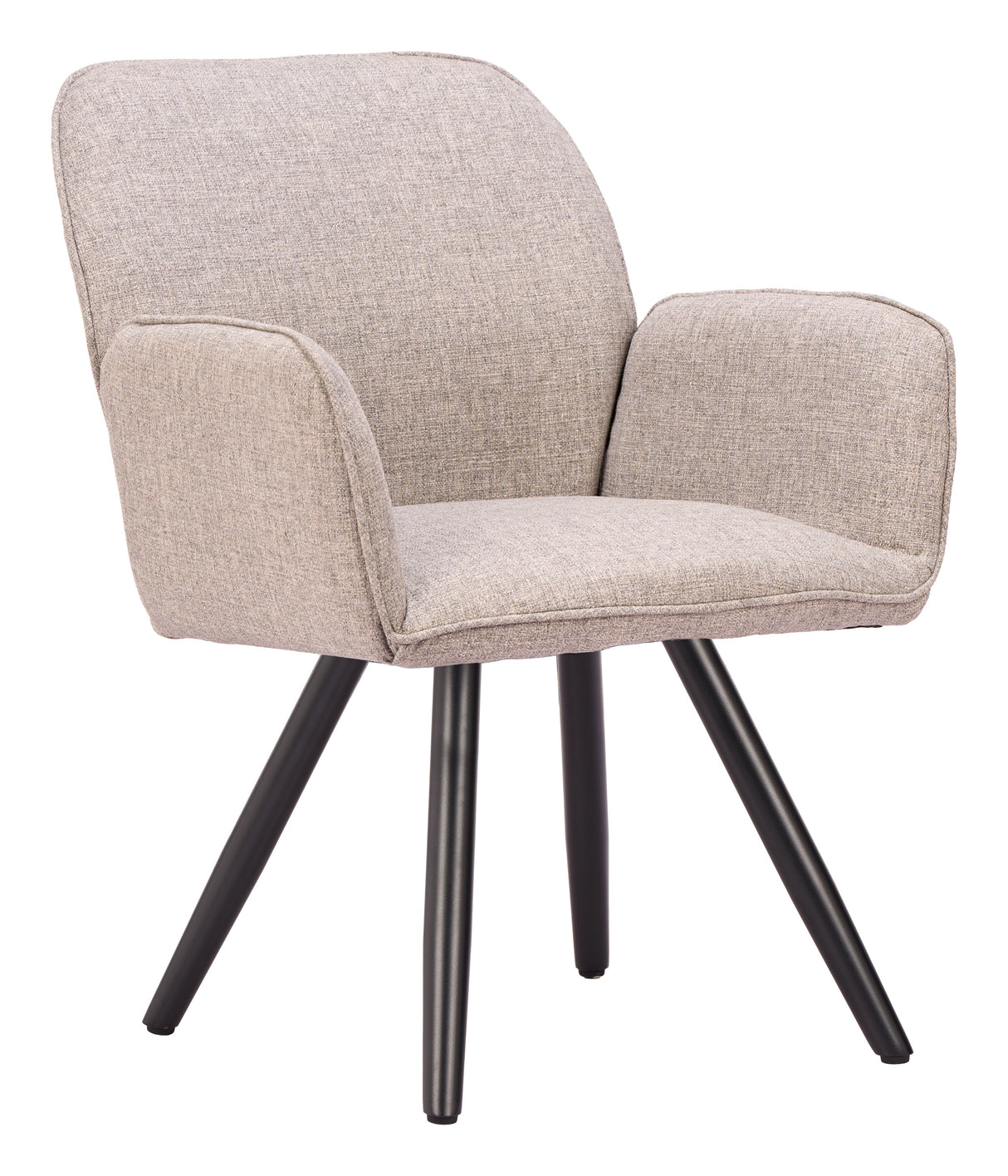 Sieve Beige Outdoor Swivel Dining Chair (Set of 2) by Zuomod at Eve Furniture