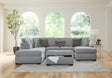 Signature Dove Double Chaise Sectional by Happy Homes at Eve Furniture