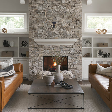 Sika I Natural Finish set of Replica Deer Antlers by Mercana at Eve Furniture