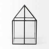 Sikes (Large) Hut Terrarium W/Glass Base by Mercana at Eve Furniture