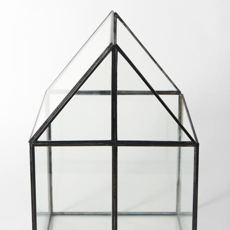 Sikes (Large) Hut Terrarium W/Glass Base by Mercana at Eve Furniture