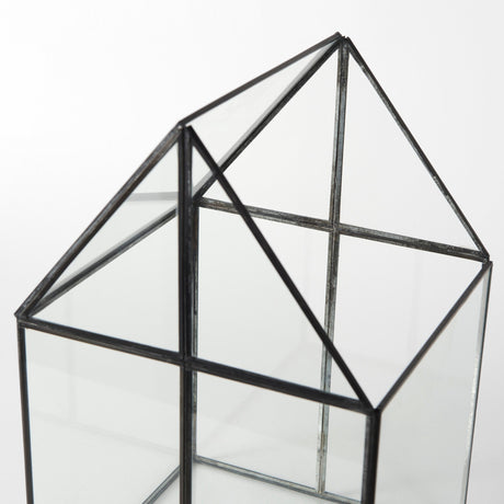 Sikes (Large) Hut Terrarium W/Glass Base by Mercana at Eve Furniture