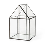 Sikes (Large) Hut Terrarium W/Glass Base by Mercana at Eve Furniture
