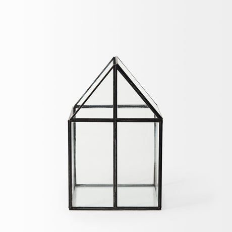 Sikes (Medium) Hut Terrarium W/Glass Base by Mercana at Eve Furniture