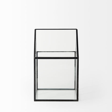 Sikes (Medium) Hut Terrarium W/Glass Base by Mercana at Eve Furniture