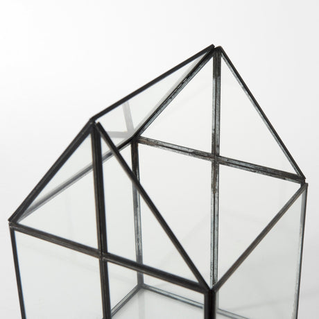 Sikes (Medium) Hut Terrarium W/Glass Base by Mercana at Eve Furniture