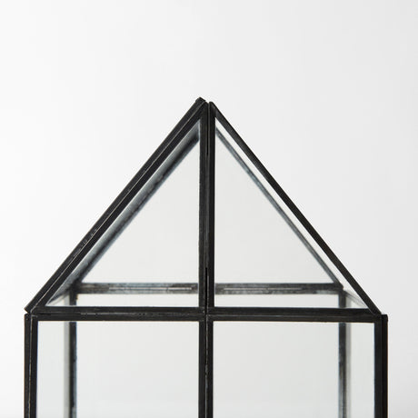 Sikes (Medium) Hut Terrarium W/Glass Base by Mercana at Eve Furniture