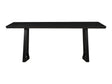 Silas Black Ash Dining Table by Moe's Home at Eve Furniture